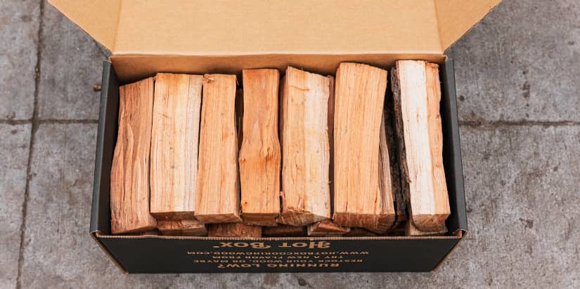 Cherry smoking wood from Hot Box Cooking Wood